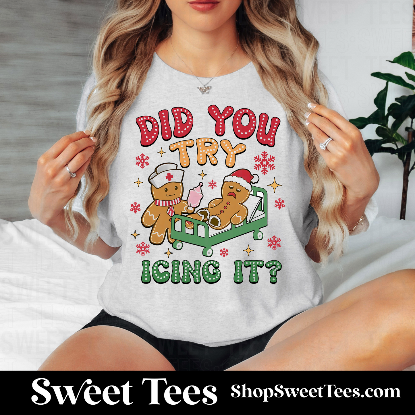 Did You Try Icing It Gingerbread tee