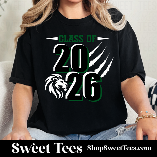 Senior 2026 Lion Scratch tee