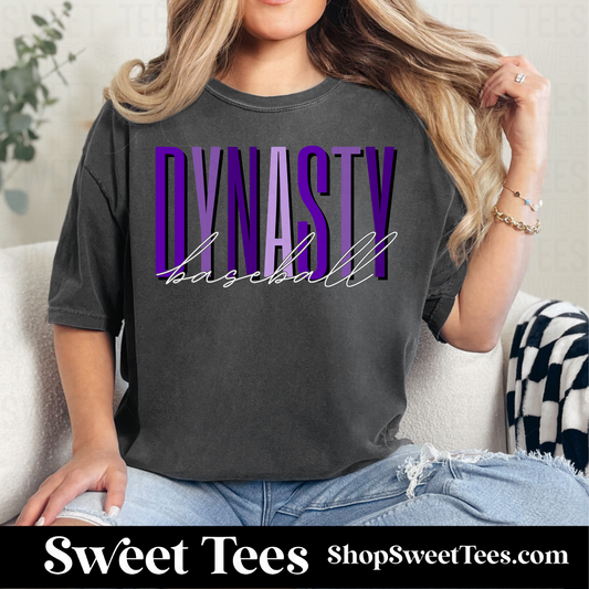Dynasty Ombre Script 135 tee
