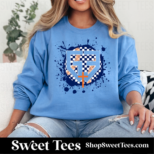 G3 Ink Spatter Checker Sweatshirt