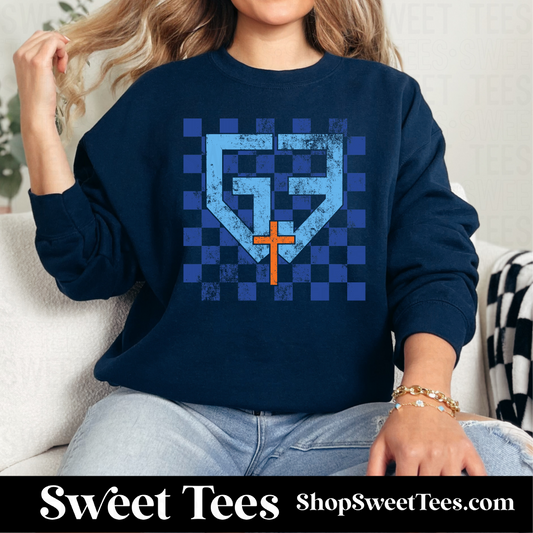 G3 Grunge Checker Sweatshirt