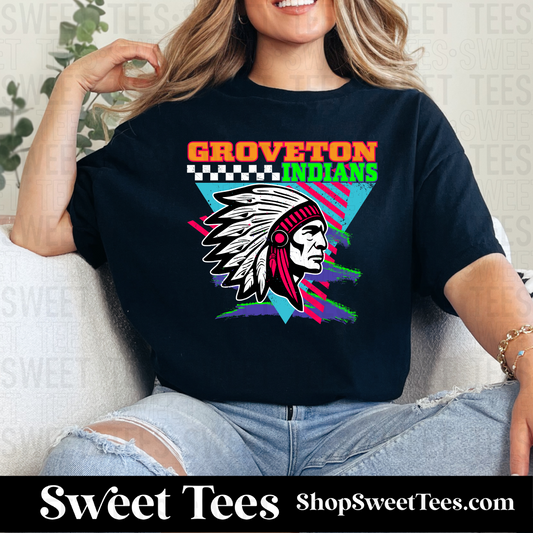 Groveton Bright Retro Spirit 150 tee