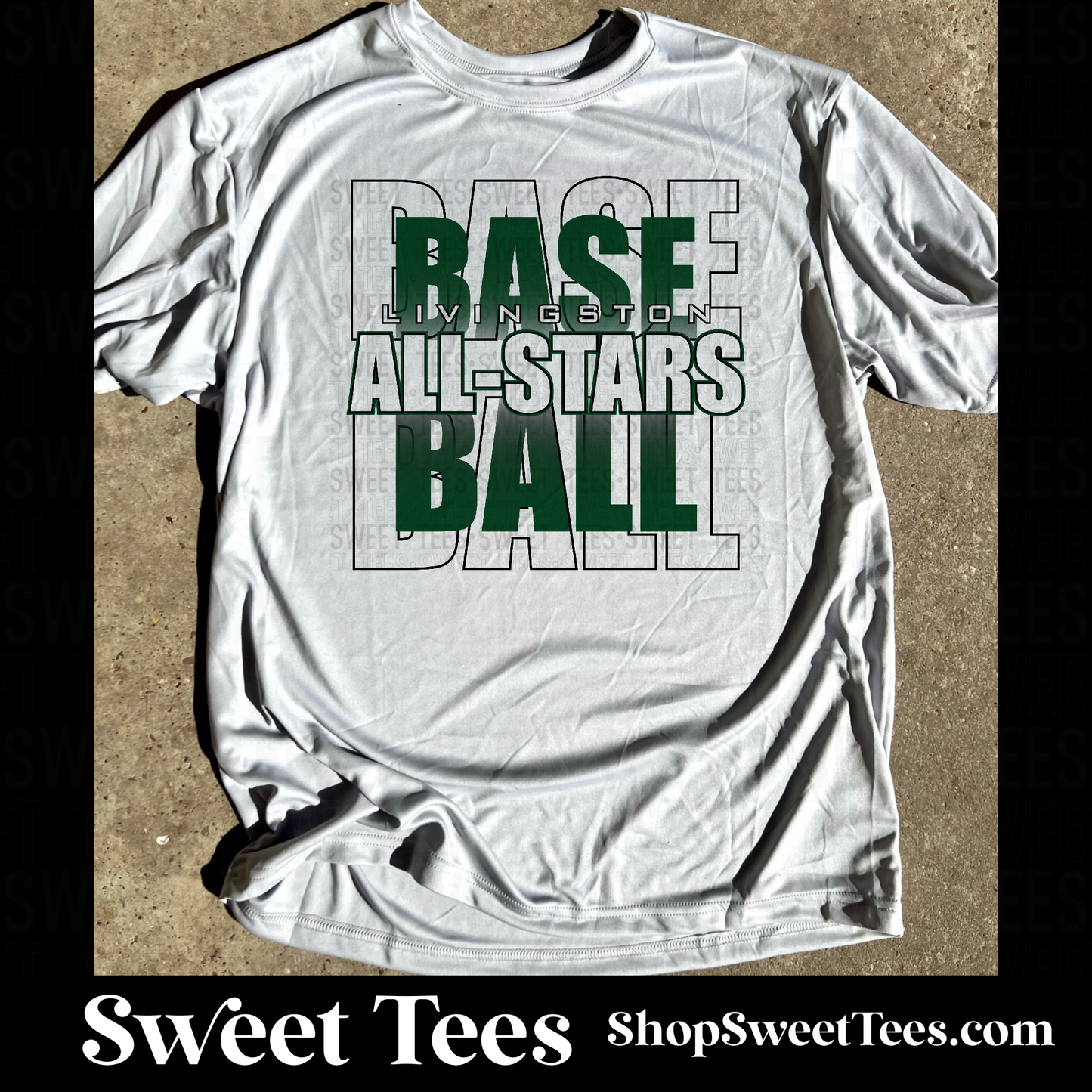 Livingston All-Stars Gradient Drifit tee - Silver