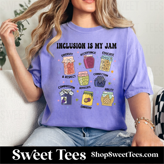 Inclusion is My Jam tee