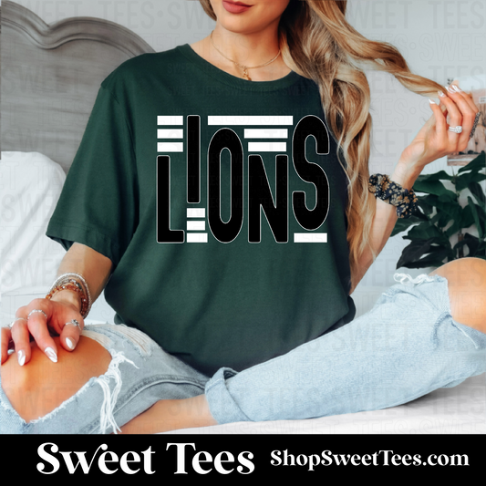 Lions Stagger Spirit 065 tee - Forest