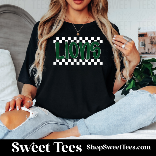 Lions Double Checked 076 tee