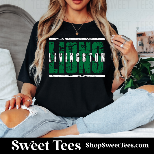 Lions Grunge Lined 084 tee