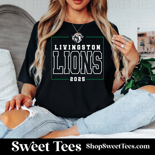 Lions Squared Varsity Spirit 091 tee