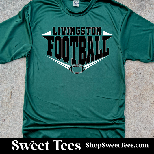Livingston Football 101 Drifit tee