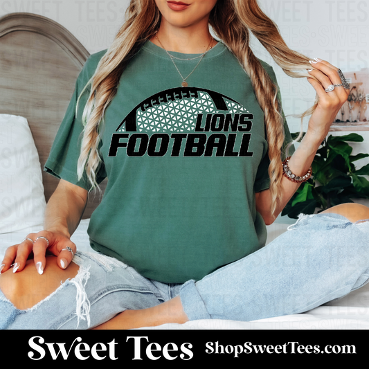 Lions Triangle Football 110 tee - Comfort Colors