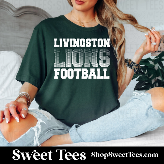 Lions Football Varsity Halftone 119 tee
