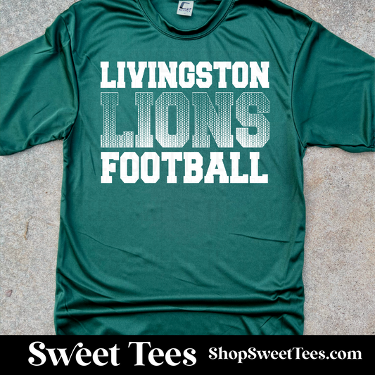 Lions Football Varsity Halftone 119 Drifit tee