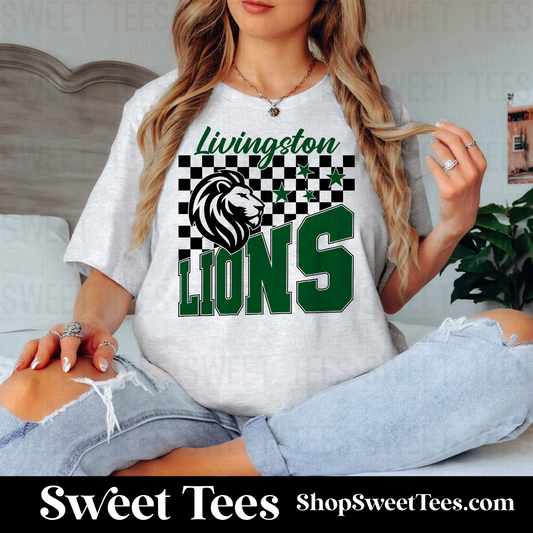 Lions Mascot 122 tee