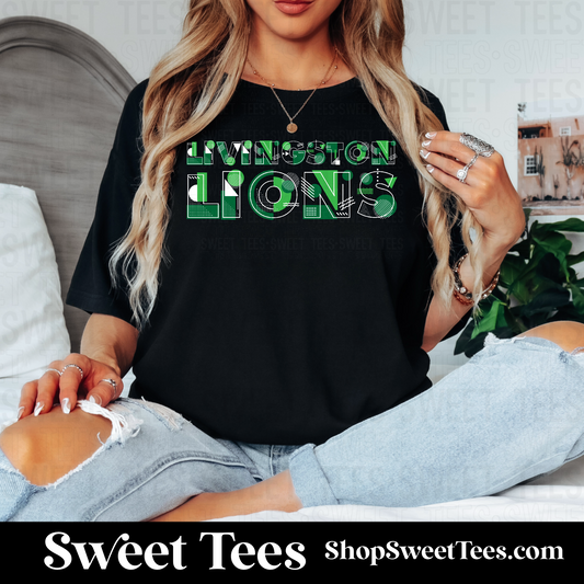 Lions Abstract Spirit 127 tee