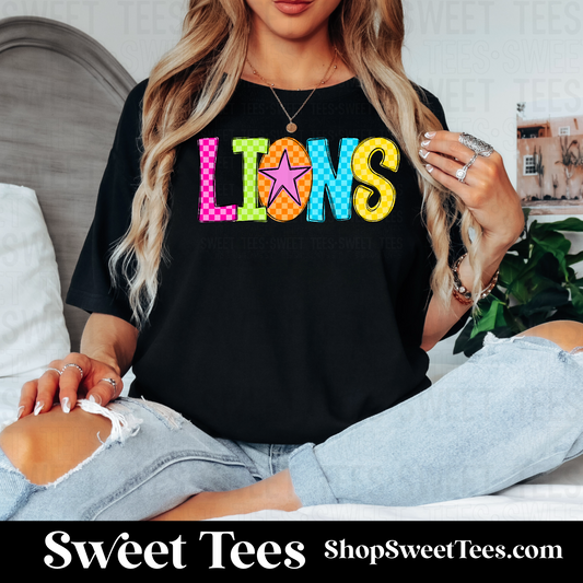 Lions Preppy Checker 131 tee