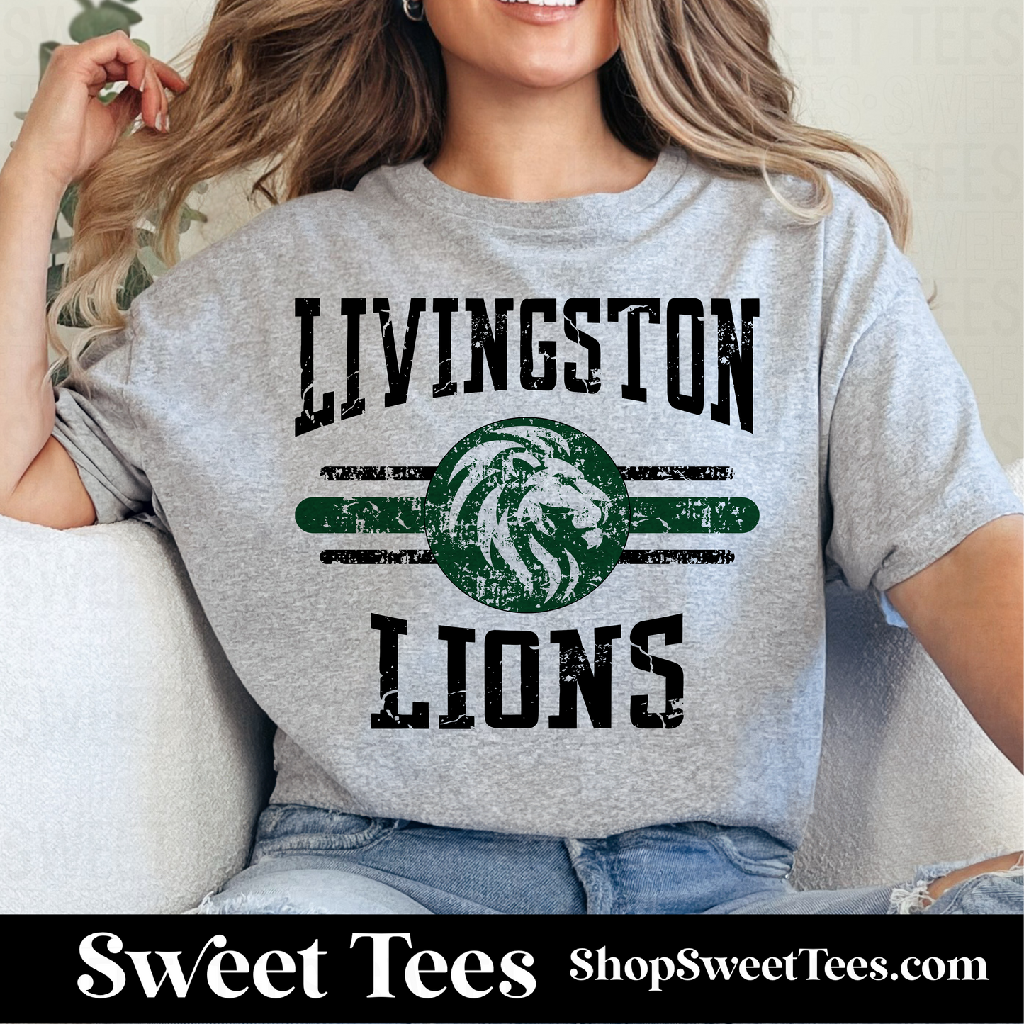 Lions Old School 146 tee - Gray