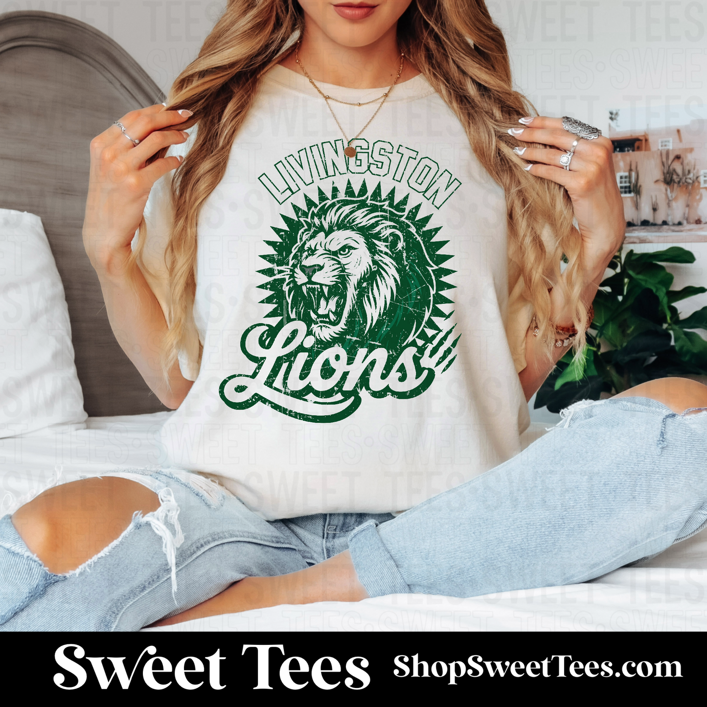 Lions Vintage Mascot 199 tee