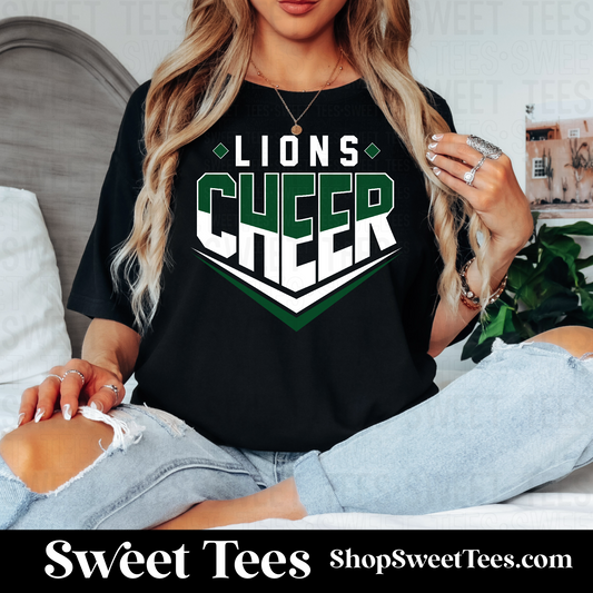 Lions Cheer 001 tee