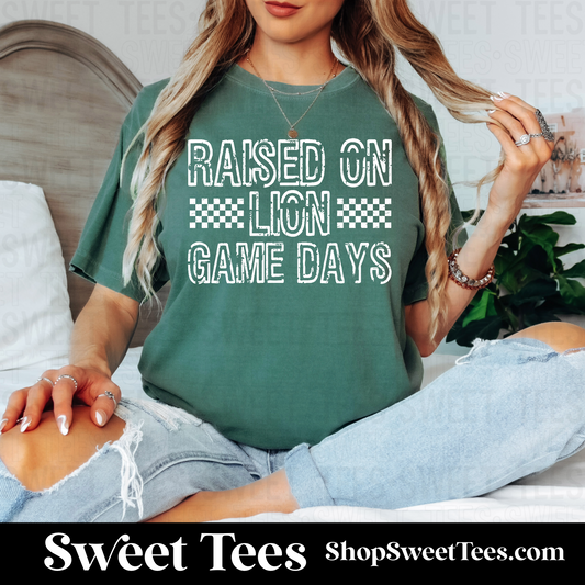 Raised on Lion Game Days 098 tee - Comfort Colors