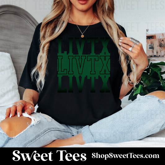 LIVTX Ombre Outline 072 tee