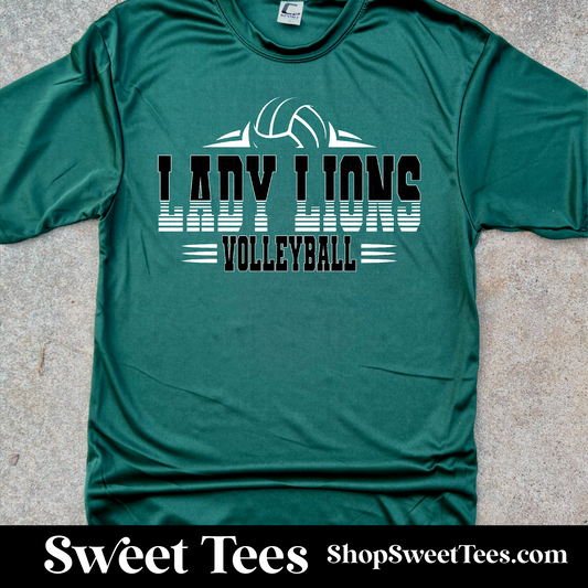 Lady Lions Volleyball Sliced 125 Drifit tee