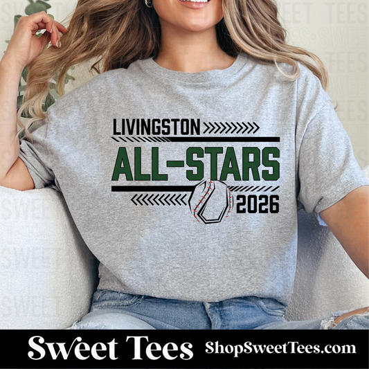 Livingston All-Stars Arrow tee - Ash