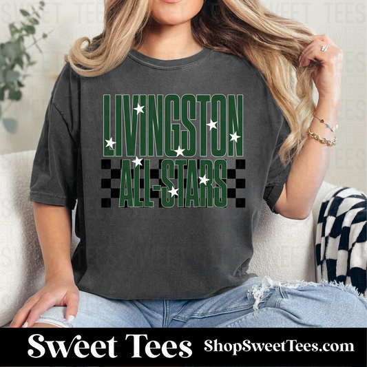 Livingston All-Stars Checker 134 tee