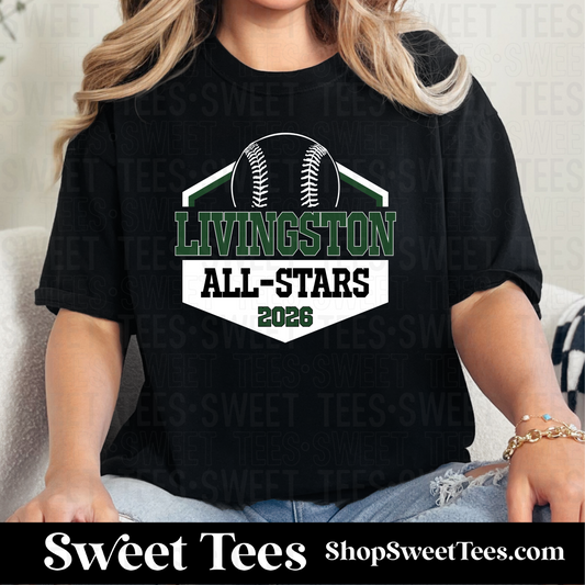Livingston All-Stars Diamond tee - Black