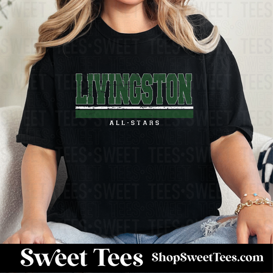 Livingston All-Stars Grunge Lined 083 tee