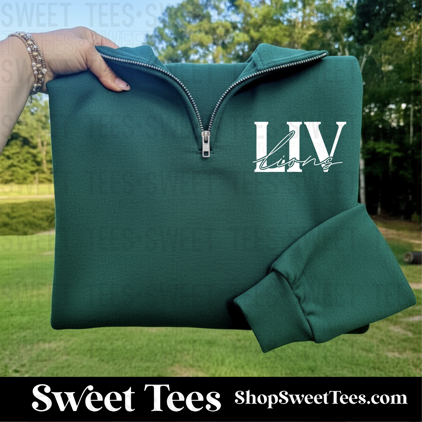 Simple Lions 488 Quarter Zip Pullover