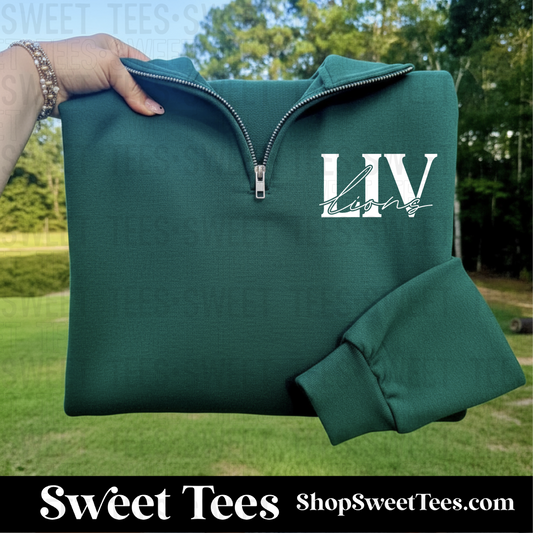 Simple Lions 488 Quarter Zip Pullover