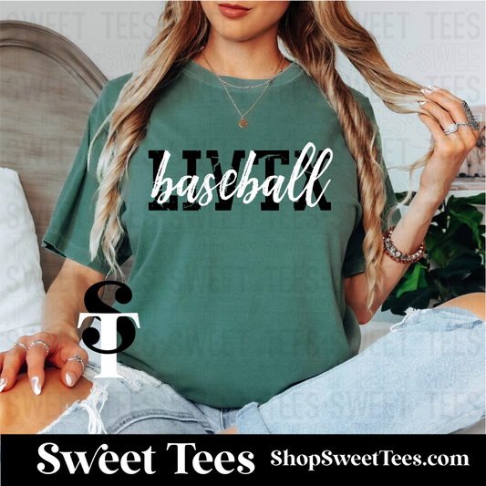 LIVTX Baseball Worn Text tee - CC