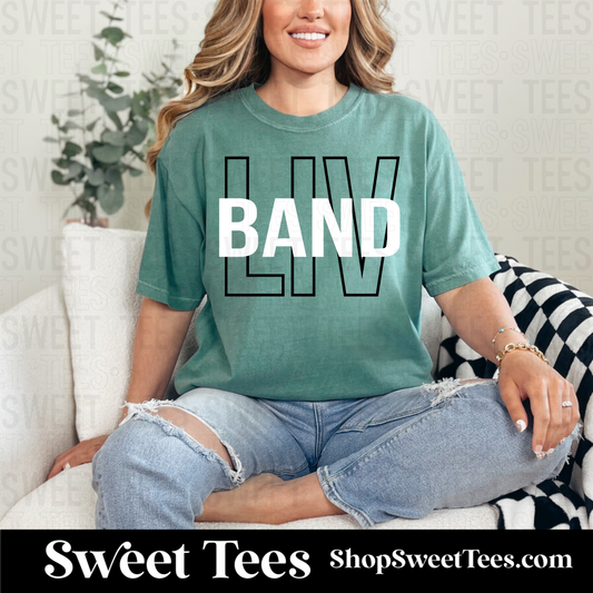 Livingston Royal Brigade Simple Text 078 tee - Comfort Colors