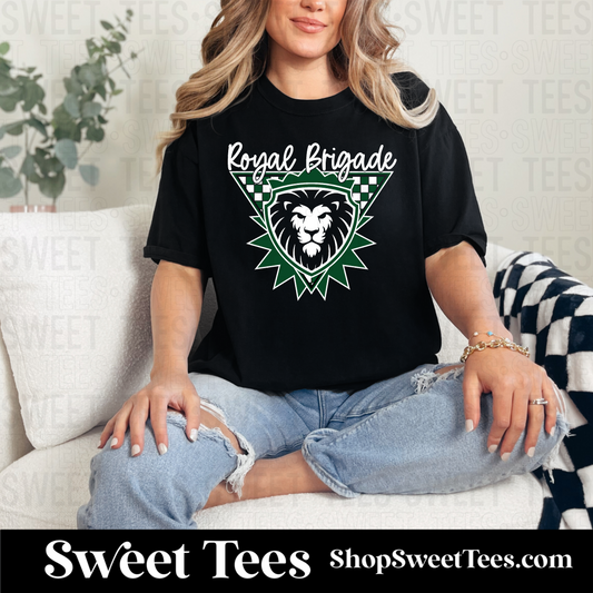 Livingston Royal Brigade Retro Mascot 118 tee