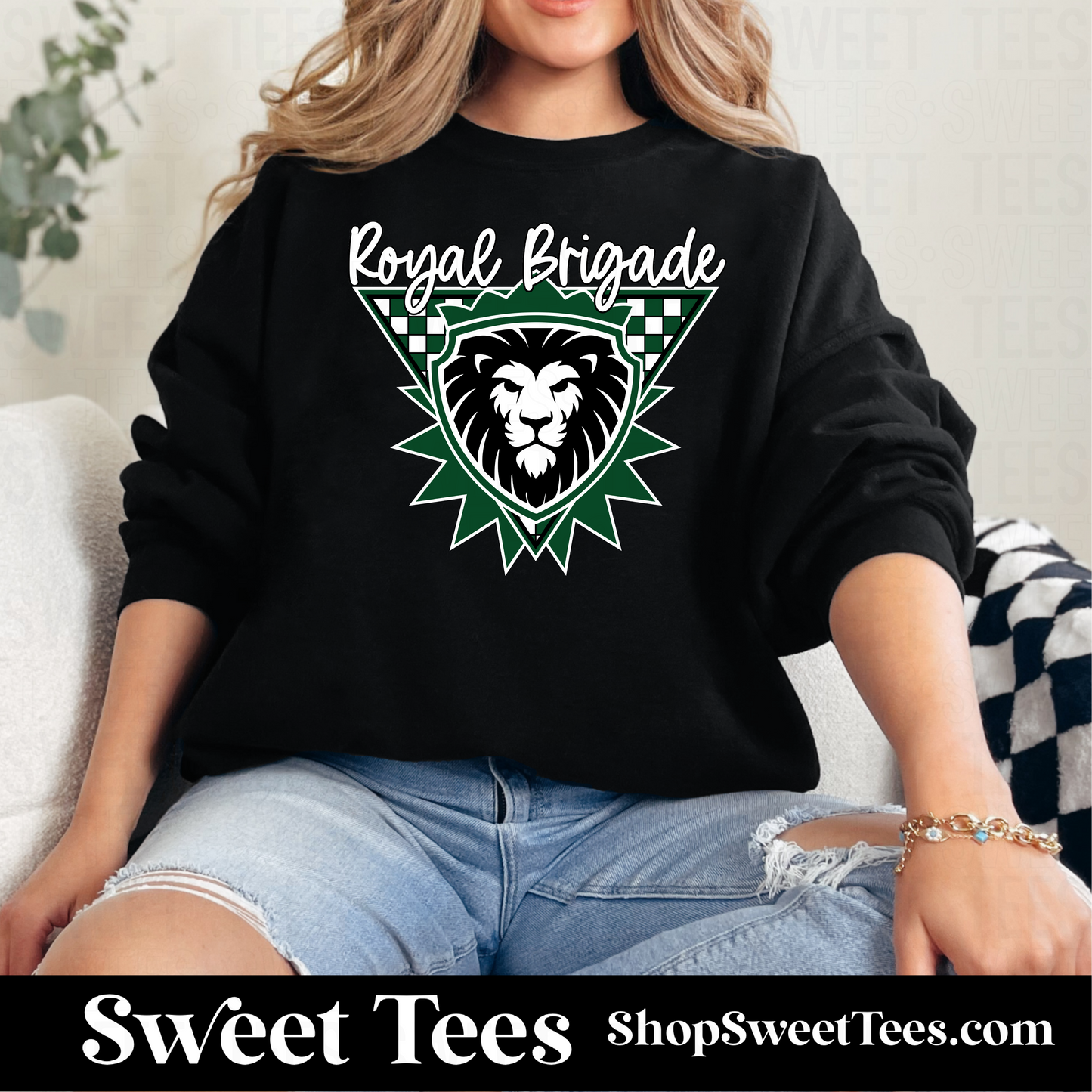 Livingston Royal Brigade Retro Mascot 118 Sweatshirt