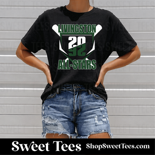Livingston All-Stars 2026 Cutout tee - Black
