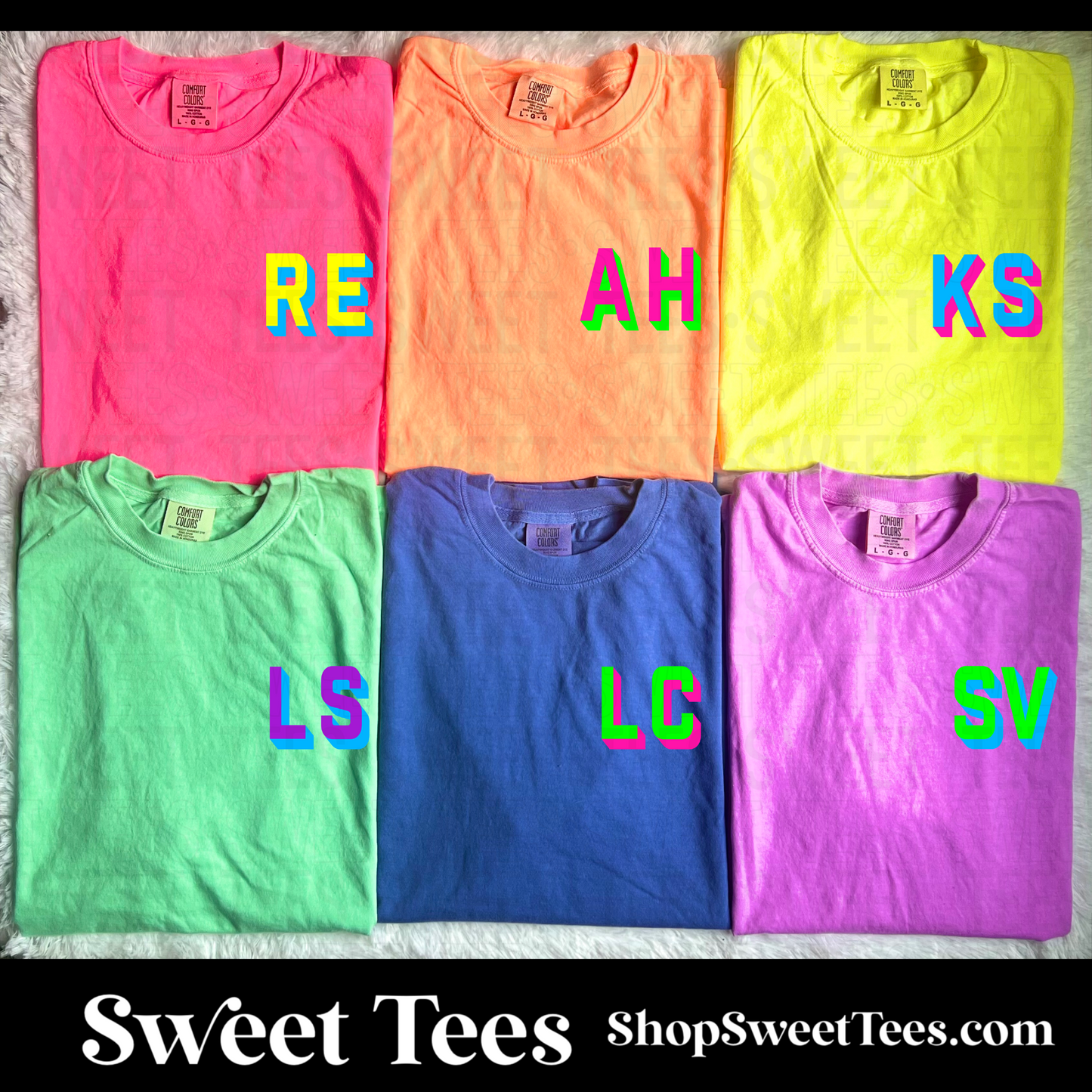 Neon Shadow Monogram tee