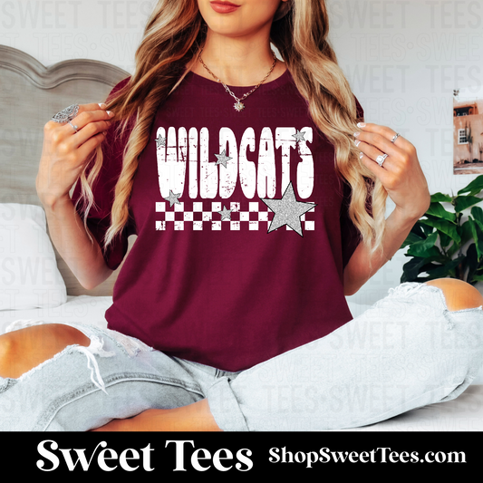 Onalaska Grunge Checker Star 059 tee