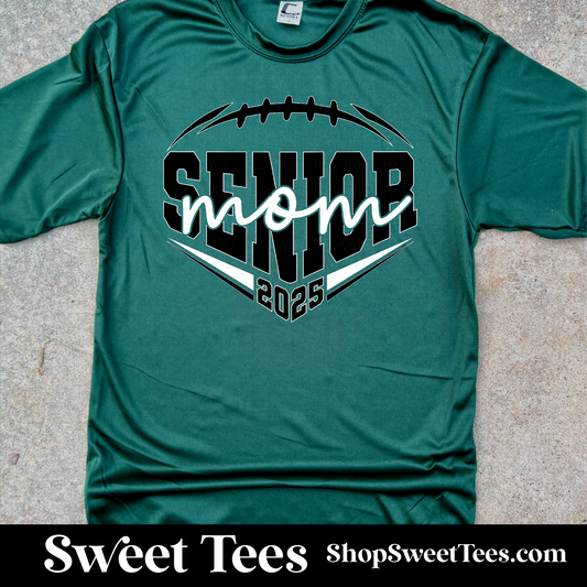 Senior Mom Football Drifit tee