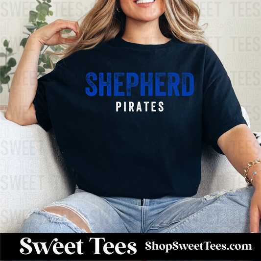 Shepherd Vintage Rough Text 142 tee