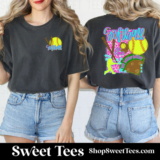 Preppy Softball tee