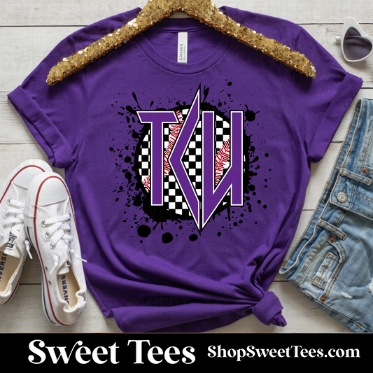 TCU Inked Ball tee