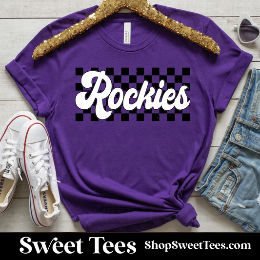 Rockies Checker Script tee