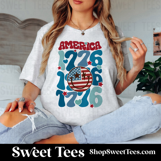 Retro 1776 tee