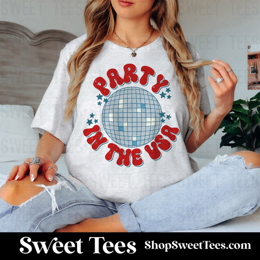 Party in the USA Disco tee