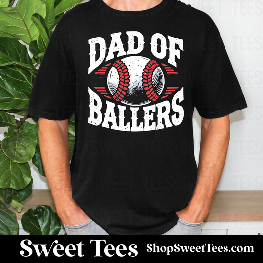 Dad of Ballers tee