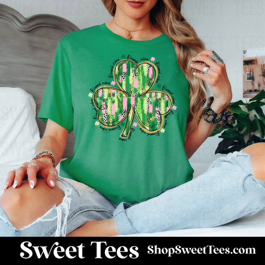 Painted Shamrock tee