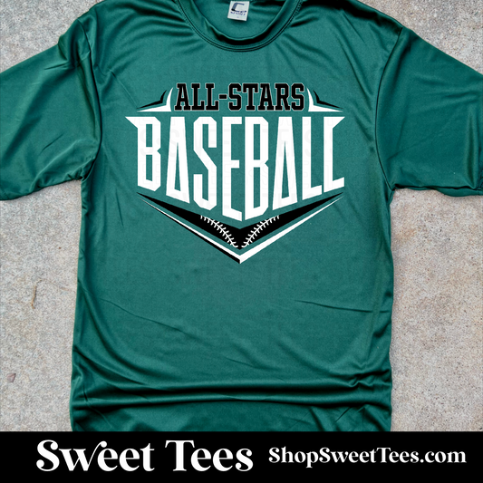 All-Stars Baseball 003 Drifit tee - Green