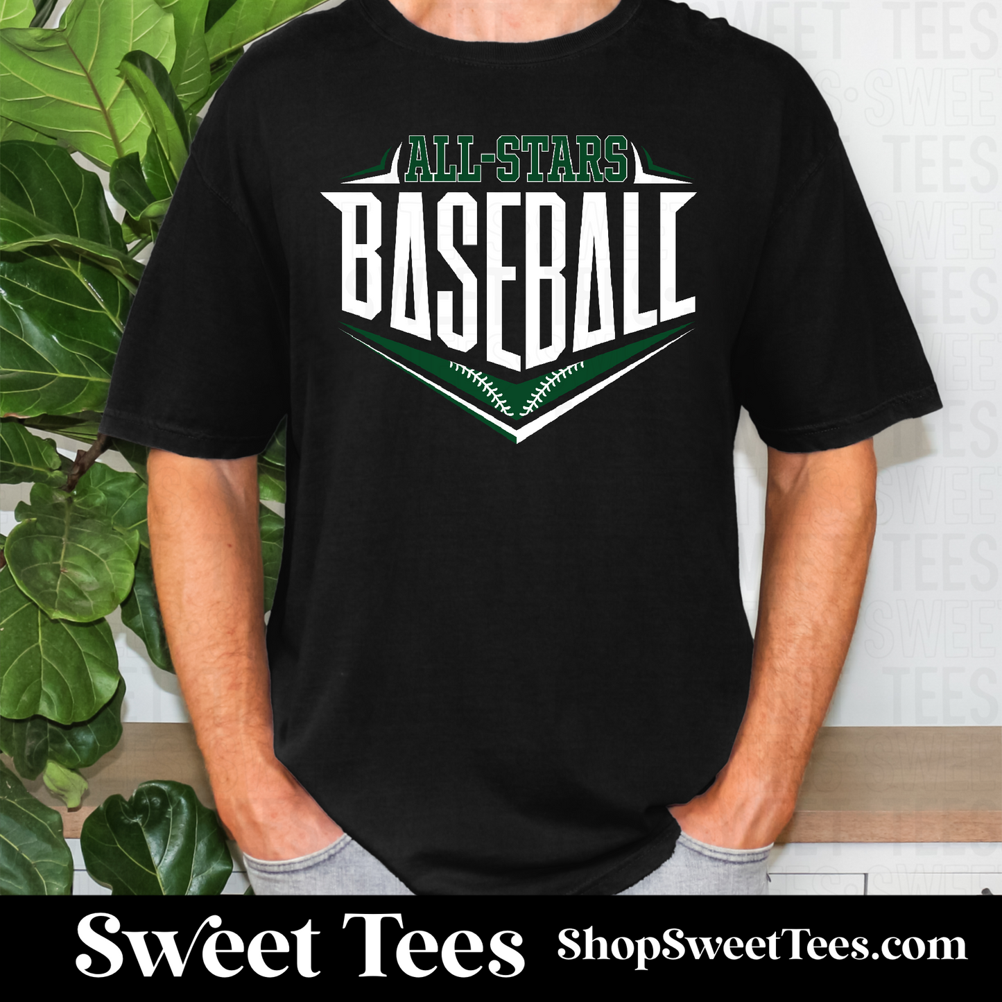 All-Stars Baseball 003 tee - Black