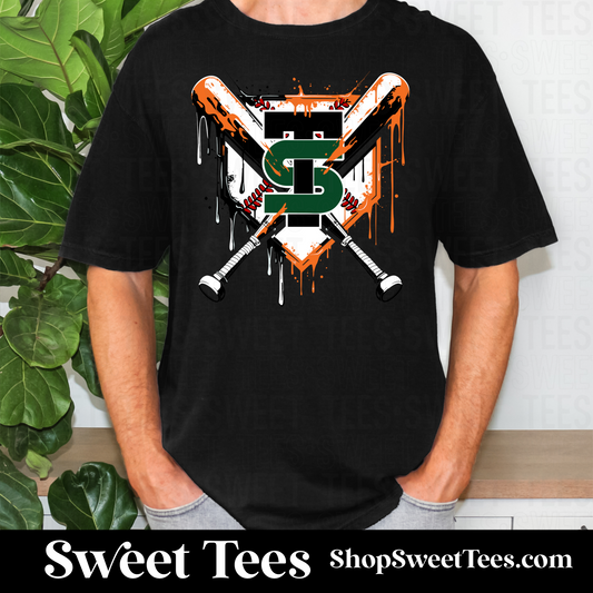 Texas Slam Dripping Plate tee